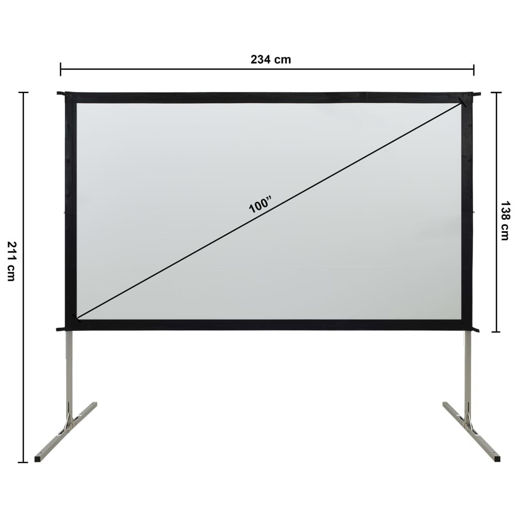 Fast-Fold Projection Screen 100" 16:9